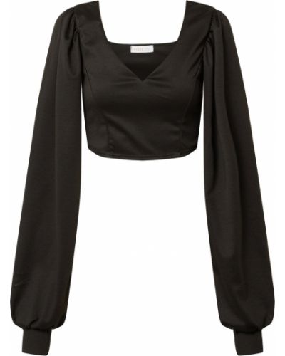 Majica z dolgimi rokavi Femme Luxe črna