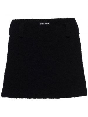 Mini suknja Miu Miu crna