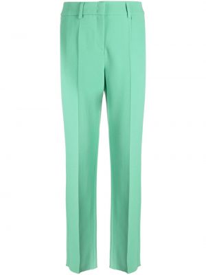 Pantaloni a vita alta plissettati Emporio Armani verde