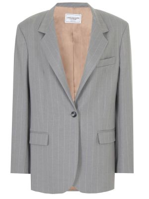 Пиджак в полоску Forte Dei Marmi Couture серый