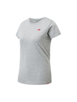 Fleece t-shirt New Balance grau