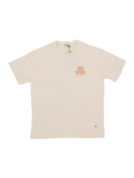 Streetwear t-shirt Cat beige