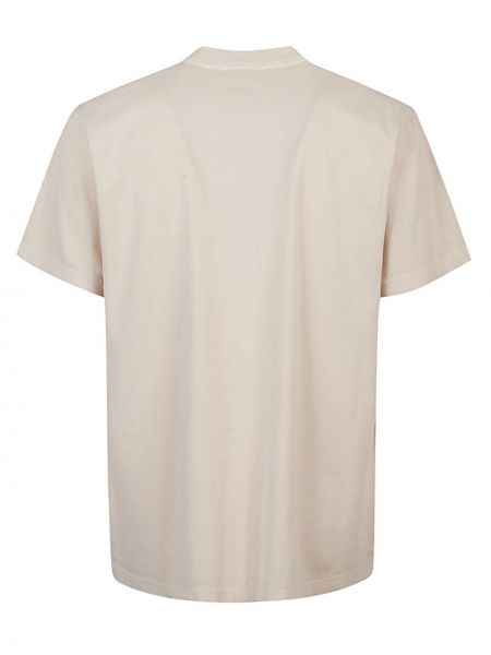 T-shirt di cotone Obey beige