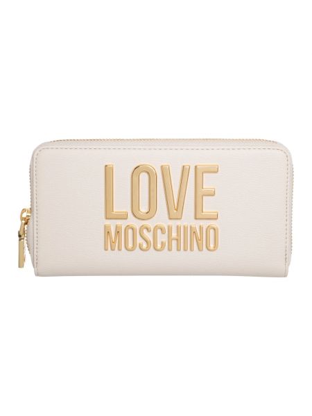 Portefeuille Love Moschino beige