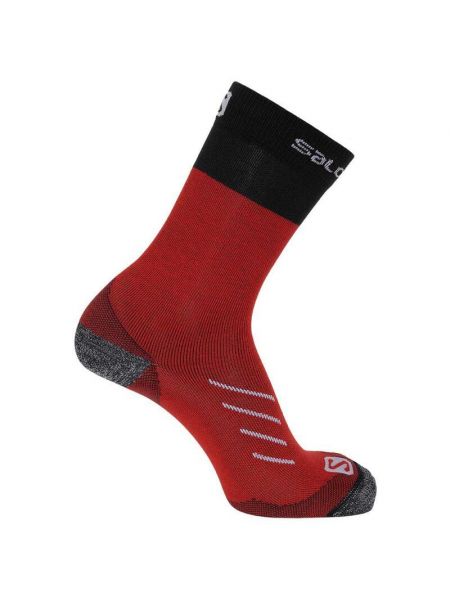 Красные носки Salomon