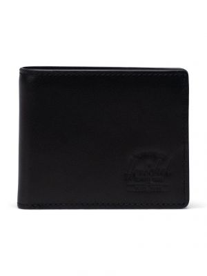 Usnjena denarnica Herschel črna