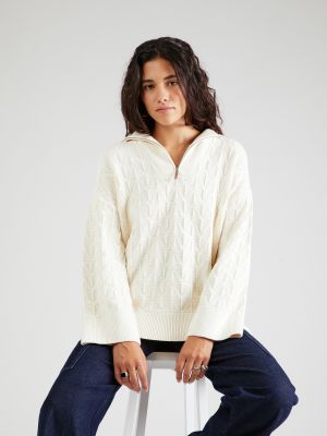Пуловер с десен рибена кост Gant