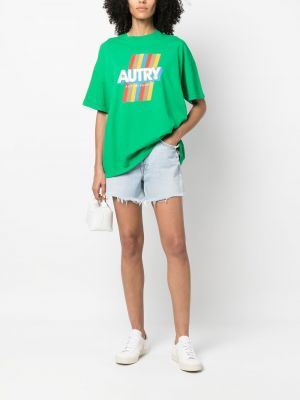 T-shirt mit print Autry grün