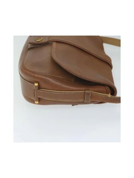 Bolso cruzado de cuero Hermès Vintage marrón