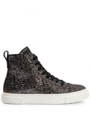 Baskets à paillettes Giuseppe Zanotti noir