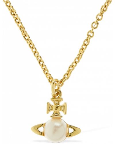 Підвіска з перлами Vivienne Westwood, золота