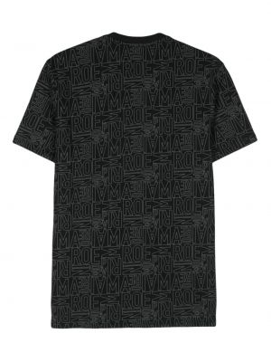 Bavlněné tričko s potiskem Emporio Armani