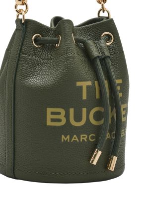 Bolso clutch de cuero Marc Jacobs verde