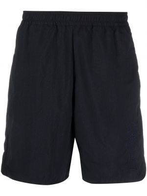 Brodert shorts Palmes svart