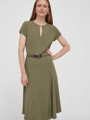 Платье Lauren Ralph Lauren зеленое