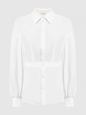 Белая блузка Alexander Mcqueen