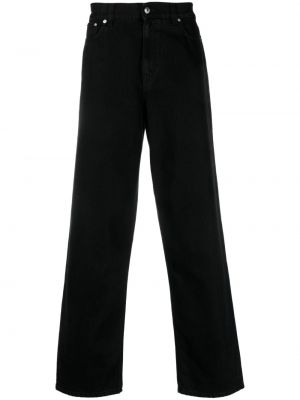 Bavlnené džínsy s rovným strihom Séfr čierna