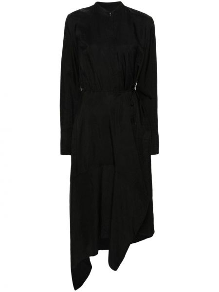 Černé asymetrické šaty Christian Wijnants