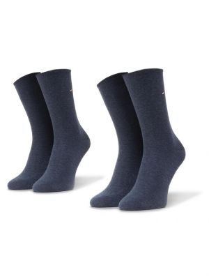 Ψηλές κάλτσες Tommy Hilfiger μπλε
