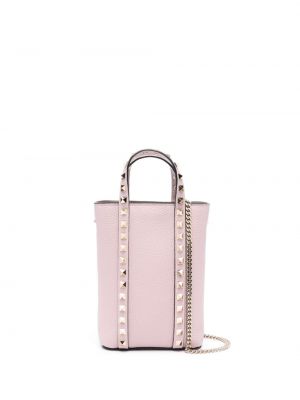 Nákupná taška Valentino Garavani ružová