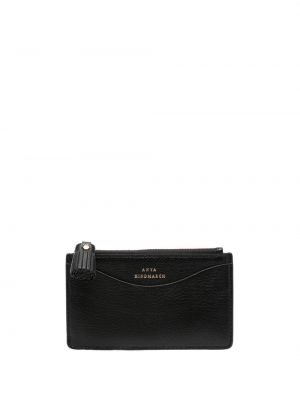 Kožená peňaženka Anya Hindmarch čierna