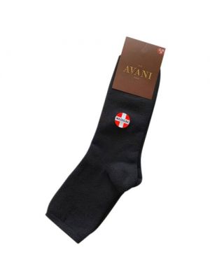 Черные утепленные носки Avani