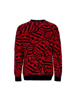 Sweter z okrągłym dekoltem Iuter czerwony