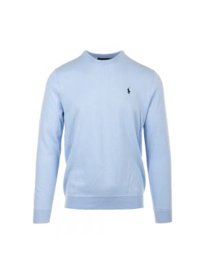 Pullover mit stickerei Ralph Lauren blau
