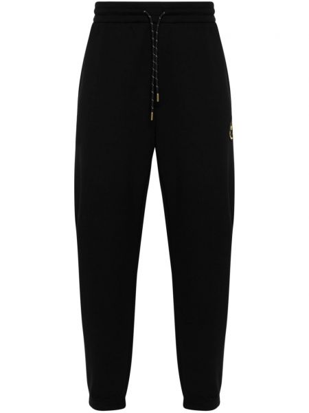 Pantaloni sport din jerseu Emporio Armani negru