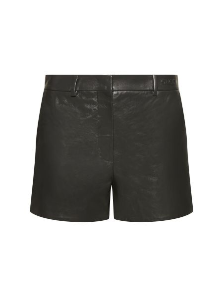 Lædershorts Gucci