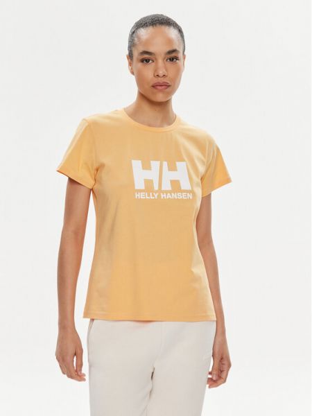 Koszulka Helly Hansen pomarańczowa