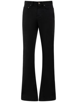 Bavlněné zvonové džíny Balenciaga černé