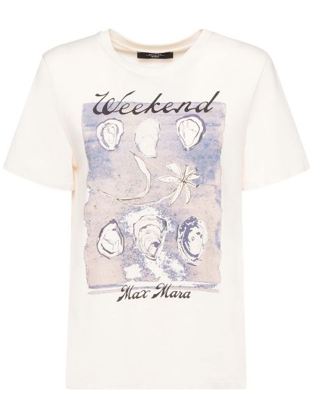 Trøje trykt t-shirt Weekend Max Mara