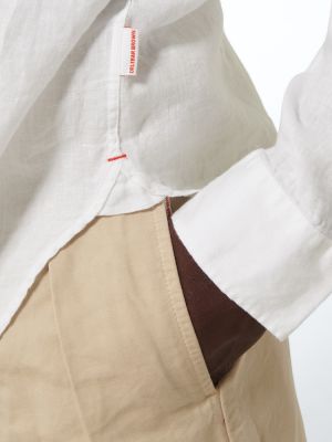 Lininė marškiniai ilgomis rankovėmis Orlebar Brown