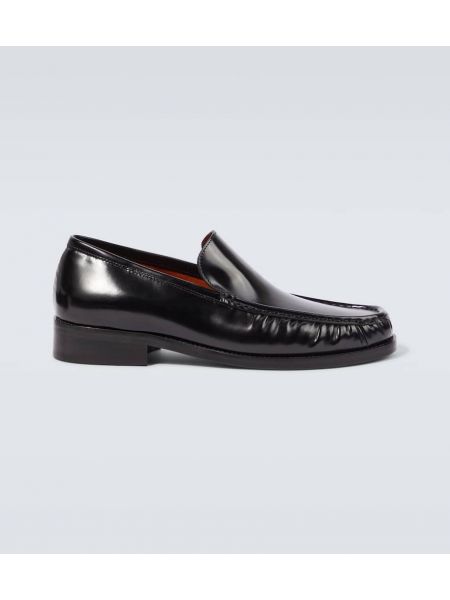 Mocasines de cuero Acne Studios negro