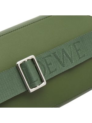 Поясная сумка Loewe зеленая