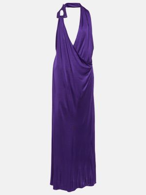 Макси рокля от джърси Tom Ford виолетово