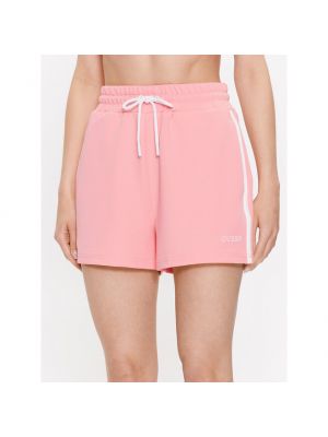 Pantaloni scurți de sport Guess roz