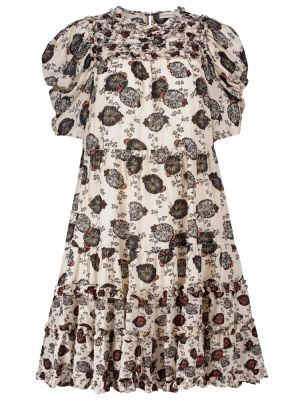 Pamučna midi haljina s cvjetnim printom Ulla Johnson