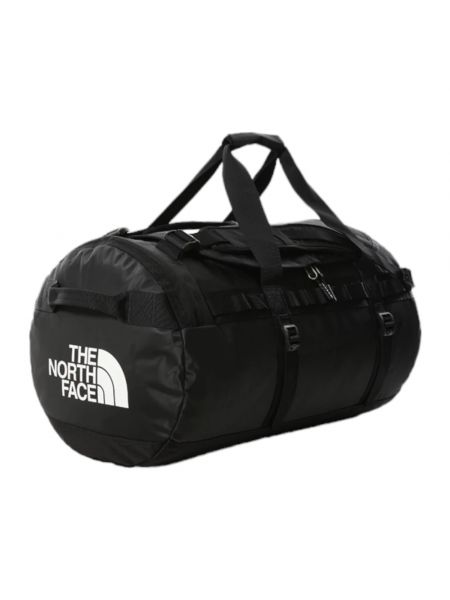 Wodoodporna torba sportowa z nadrukiem The North Face czarna