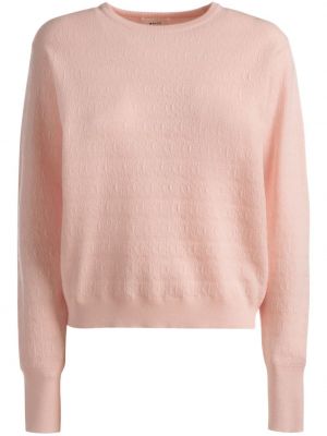 Woll pullover mit rundem ausschnitt Bally pink