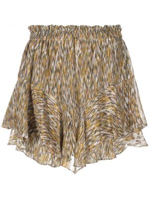 Ruffle shorts Isabel Marant étoile grønn