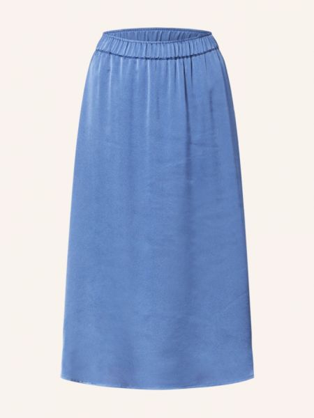 Атласная юбка More & More синяя