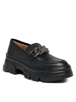 Loafers Pollini czarne