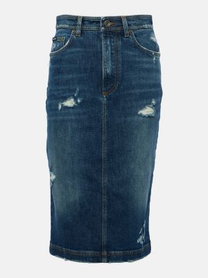 Spódnica jeansowa Dolce&gabbana niebieska