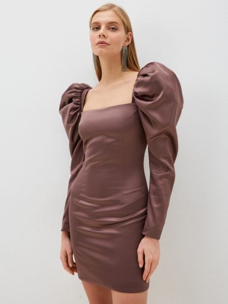 Вечернее платье Ruxara коричневое