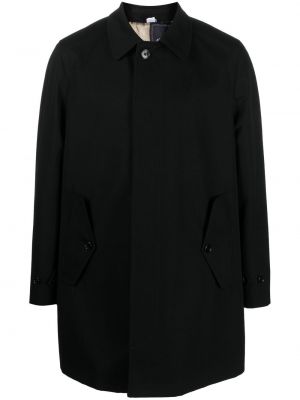 Manteau en coton Burberry noir