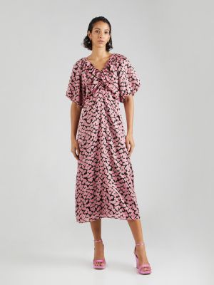Μίντι φόρεμα με μοτίβο καρδιά Co'couture