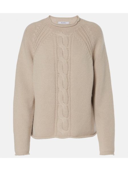 Kaschmir tröja Max Mara beige