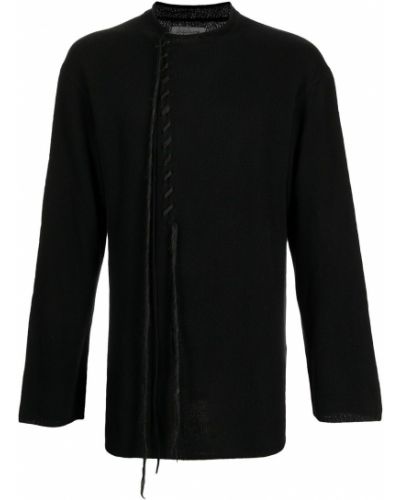 Jersey de punto de tela jersey Yohji Yamamoto negro